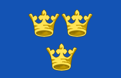 Medieval Kingdom of Sweden flag