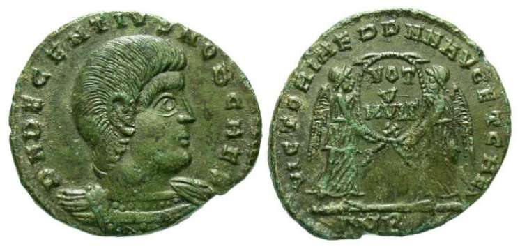 Decentius, brother and co-emperor of Magnentius (r. 350-353)