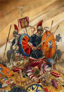Constantius II's army defeats Magnentius' army, 353