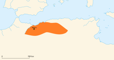 Location of Stotzas' Mauro-Roman Kingdom in North Africa