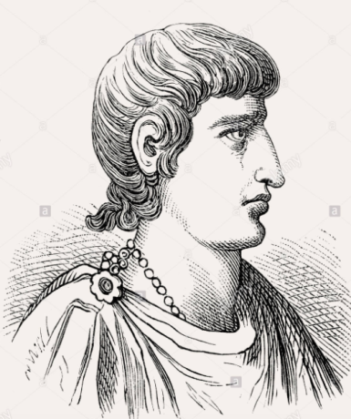 Emperor Constantine II of the west (r. 337-340), son of Constantine I