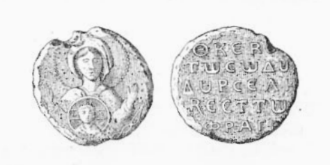 Coin of the Norman Byzantine usurper Roussel de Bailleul (1073-1074)