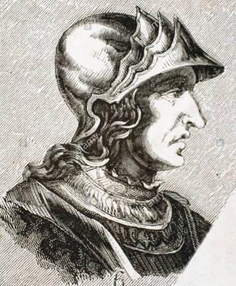 King Theodoric II of the Visigoths (r. 453-466)