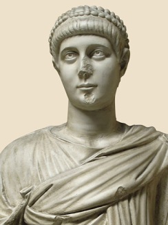 Emperor Valentinian II, son of Valentinian I