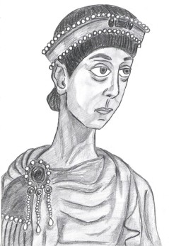 Emperor Arcadius of the Eastern Roman Empire (r. 395-408), son of Theodosius I