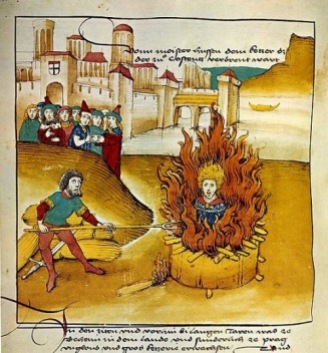 Bogomil heretics burned under Alexios I