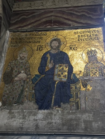 Constantine IX and Empress Zoe mosaic, Hagia Sophia