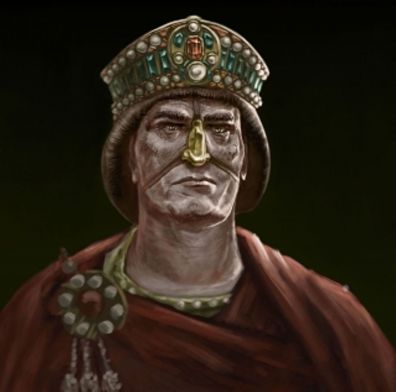 Emperor Justinian II of Byzantium (r. 685-695/ 705-711)