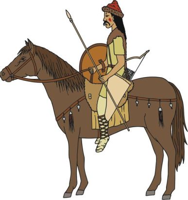 Hun warrior, 4th century